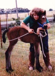 Dani and me, at the beginning of our twenty-five year journey together