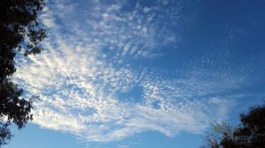 Beautiful skies added to the mood this weekend.