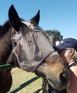 Ricky greeting mom, after a long time apart